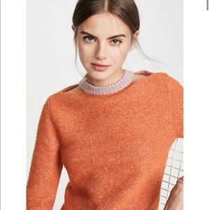 Eckhaus Latta clavicle cut out sweater NWT medium could fit small